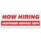 Signmission Now Hiring Customer Service Reps Banner Apply Inside Accepting Application Single Sided B-30227 - alternate 1